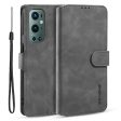 DG.MING PU Leather Wallet Stand Vintage Phone Case for OnePlus 9 Pro Cheap