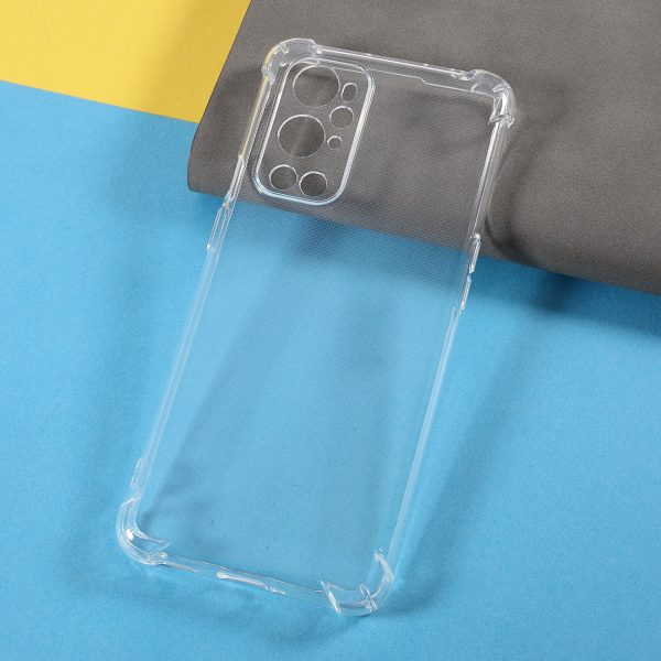 Crystal Clear Flexible TPU Shock Absorption Bumper Protective Cover Case for OnePlus 9 Pro Online