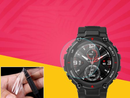 Anti-explosion Film Watch TPU Screen Protector Ultra Clear for Amazfit T-Rex Sale