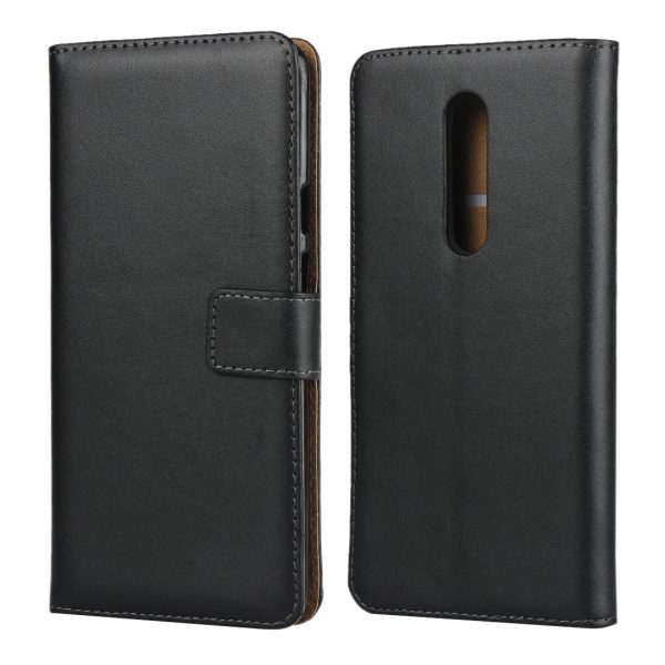 Genuine Leather Wallet Phone Cover for OnePlus 7 Pro For Discount