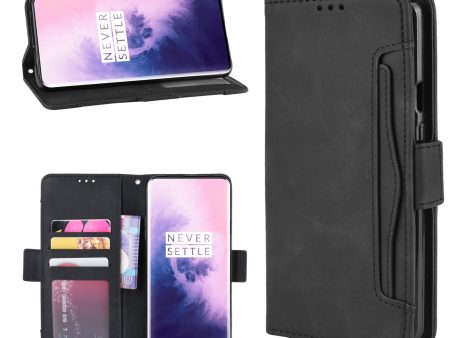 Leather Wallet Phone Shell with Multiple Card Slots for OnePlus 7 Pro For Discount