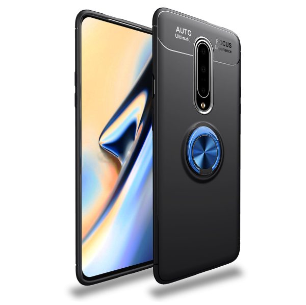 Finger Ring Kickstand TPU Phone Case for OnePlus 7 Pro (Built-in Magnetic Metal Sheet) Online Sale