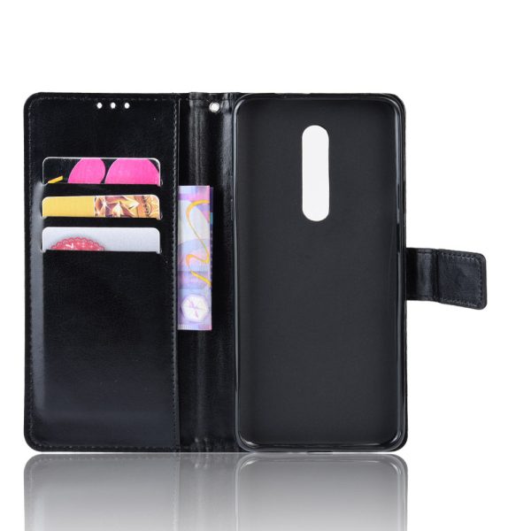 Crazy Horse Leather Stand Wallet Case for OnePlus 7 Pro Online