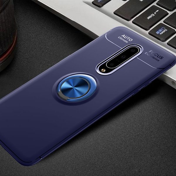 Finger Ring Kickstand TPU Phone Case for OnePlus 7 Pro (Built-in Magnetic Metal Sheet) Online Sale