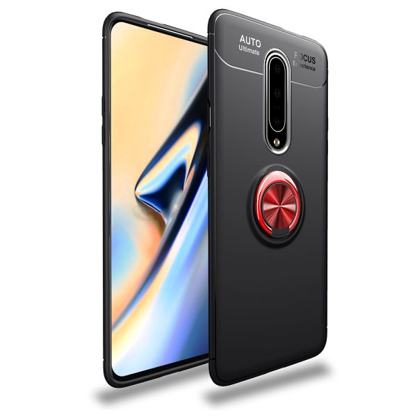 Finger Ring Kickstand TPU Phone Case for OnePlus 7 Pro (Built-in Magnetic Metal Sheet) Online Sale