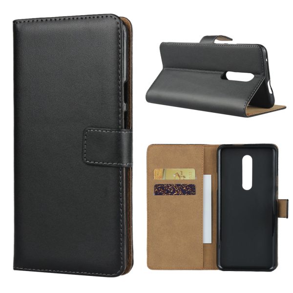 Genuine Leather Wallet Phone Cover for OnePlus 7 Pro For Discount